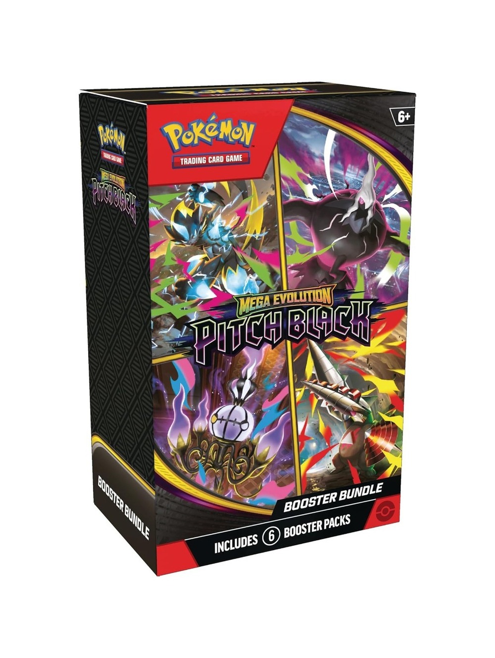 Pokemon Mega Evolution Pitch Black Booster Bundle 6Pk